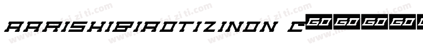 AaRishibiaotiziNon C字体转换